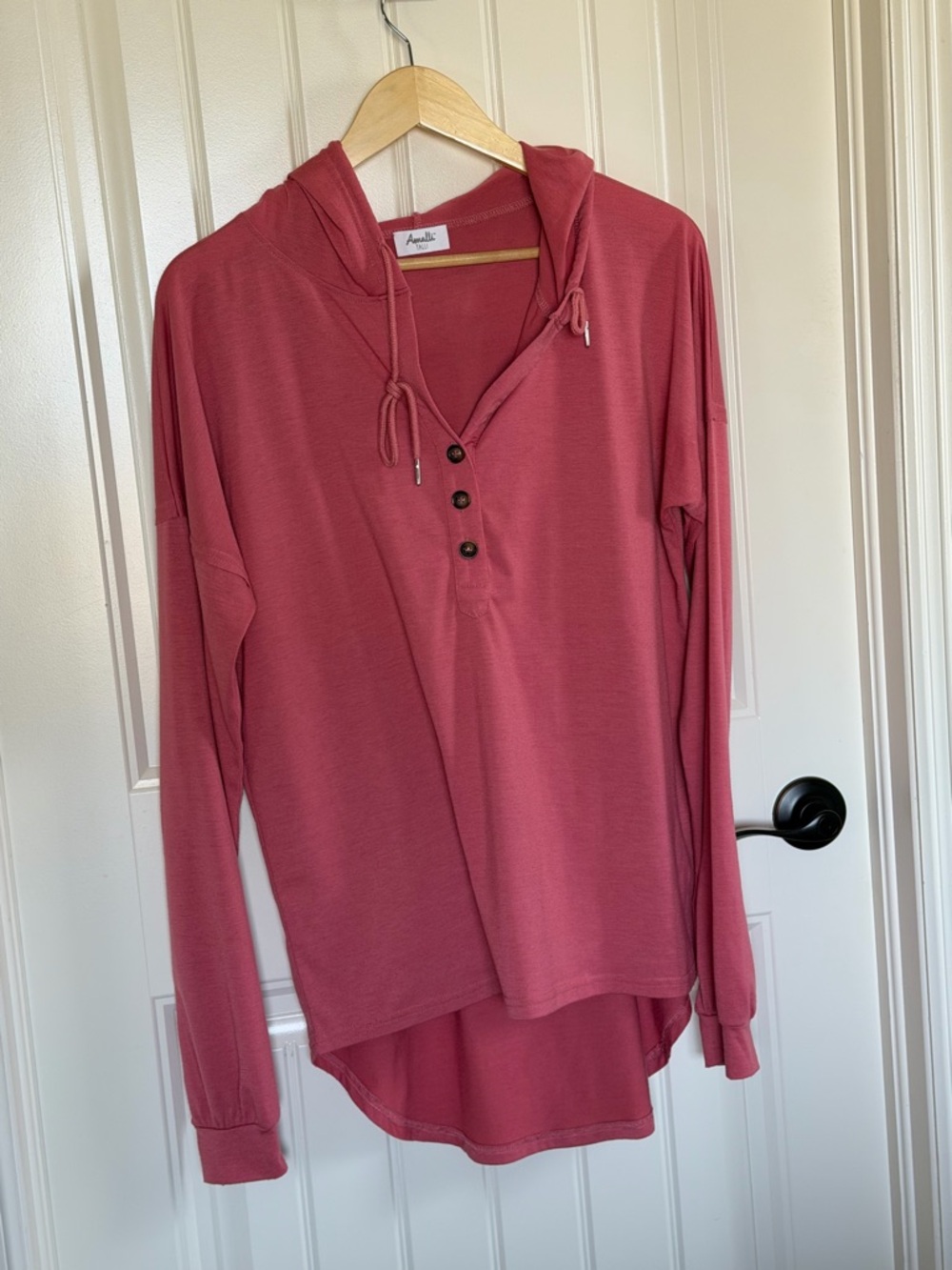 Phoebe tall hoodie -long sleeve t-shirt by Amalli Talli